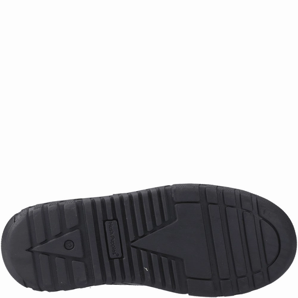 Hush Puppies Sutton Bungee Senior School Shoes Easy Motion Low-Profile Style
