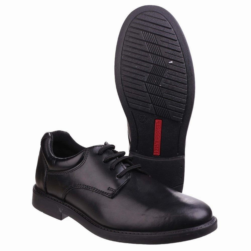 Hush Puppies Tim Senior School Shoes Movement Ready Freedom Fitted