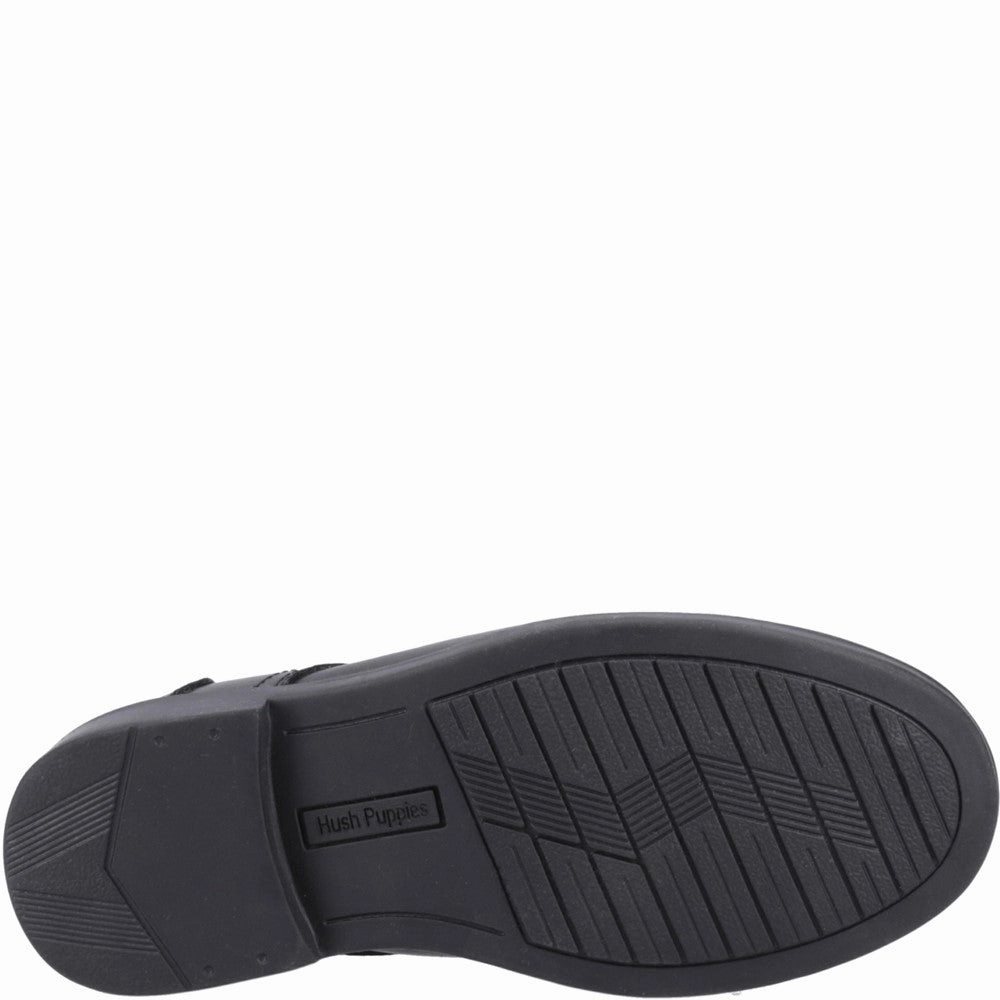 Subtle Impact Uncomplicated Fit Hush Puppies Tommy Senior School Shoes