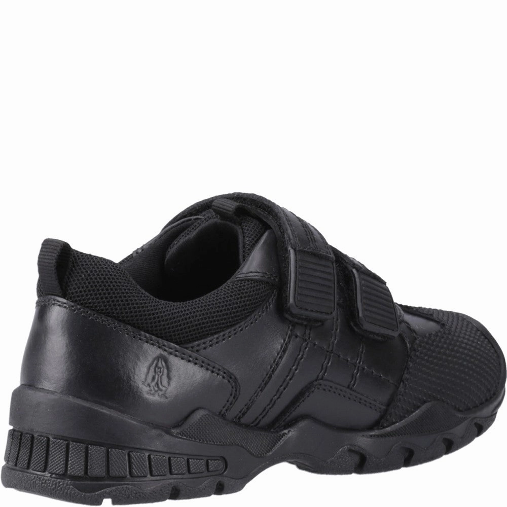 Hush Puppies Tristen Touch Fastening Senior School Shoes Refined Edge Go-To Gear