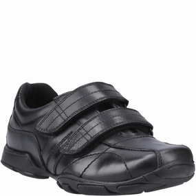 Hush Puppies Vance Touch Fastening Junior School Shoes Motion-Elevated Designed To Layer