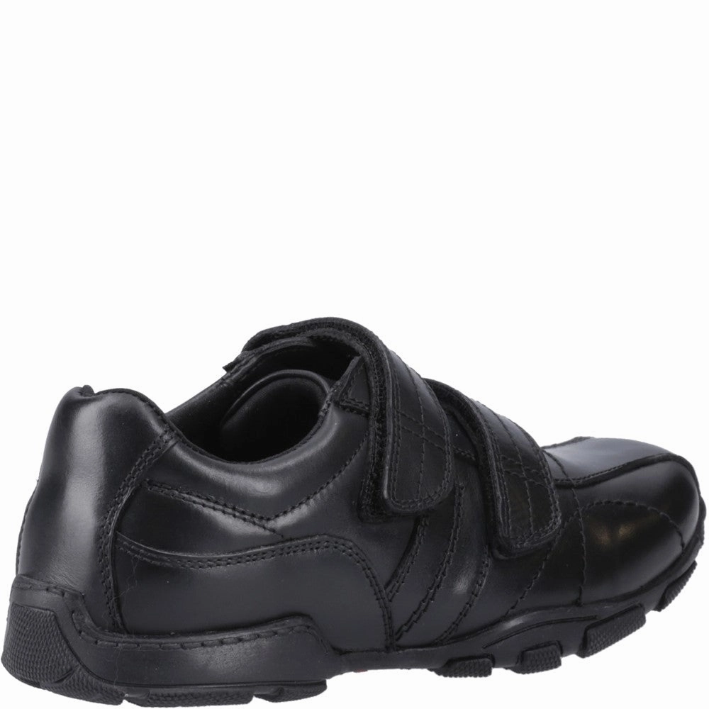 Hush Puppies Vance Touch Fastening Junior School Shoes Essential Structure