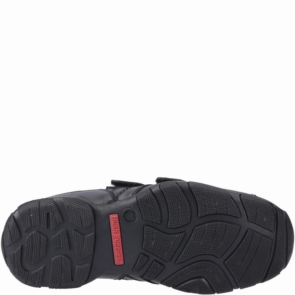 Hush Puppies Vance Touch Fastening Junior School Shoes Style Meets Tech Ease Daily