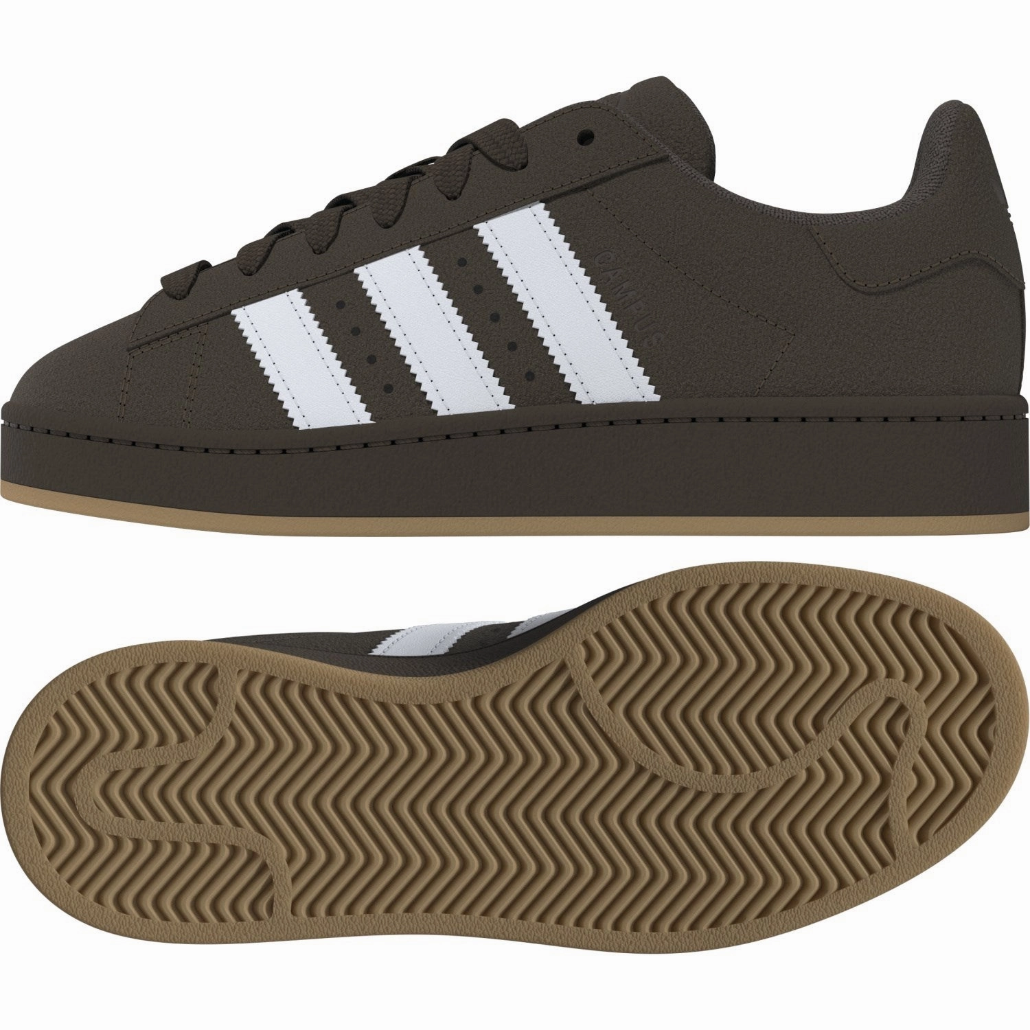 Adidas Originals Earth Strata/Ftwr White/Gum 3 Campus 00S J Sneakers Journey Wear