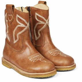Angulus Tan Cowboy Boot Structured Freedom