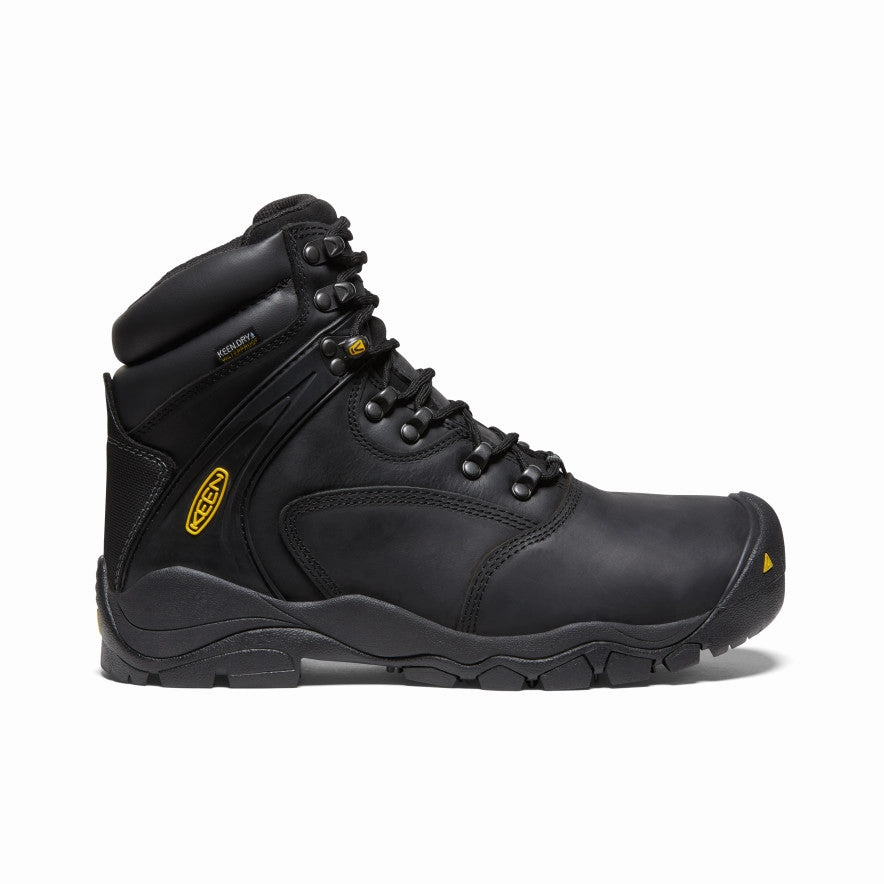 Live In Motion Flow-Forward Gear Men'S Louisville 6" Waterproof Boot (Steel Toe)  |  Black