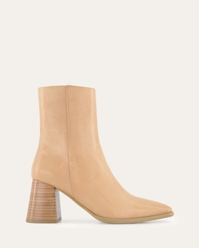 Iggy Mid Ankle Boots Tan Leather Engineered To Adapt Simplified Life