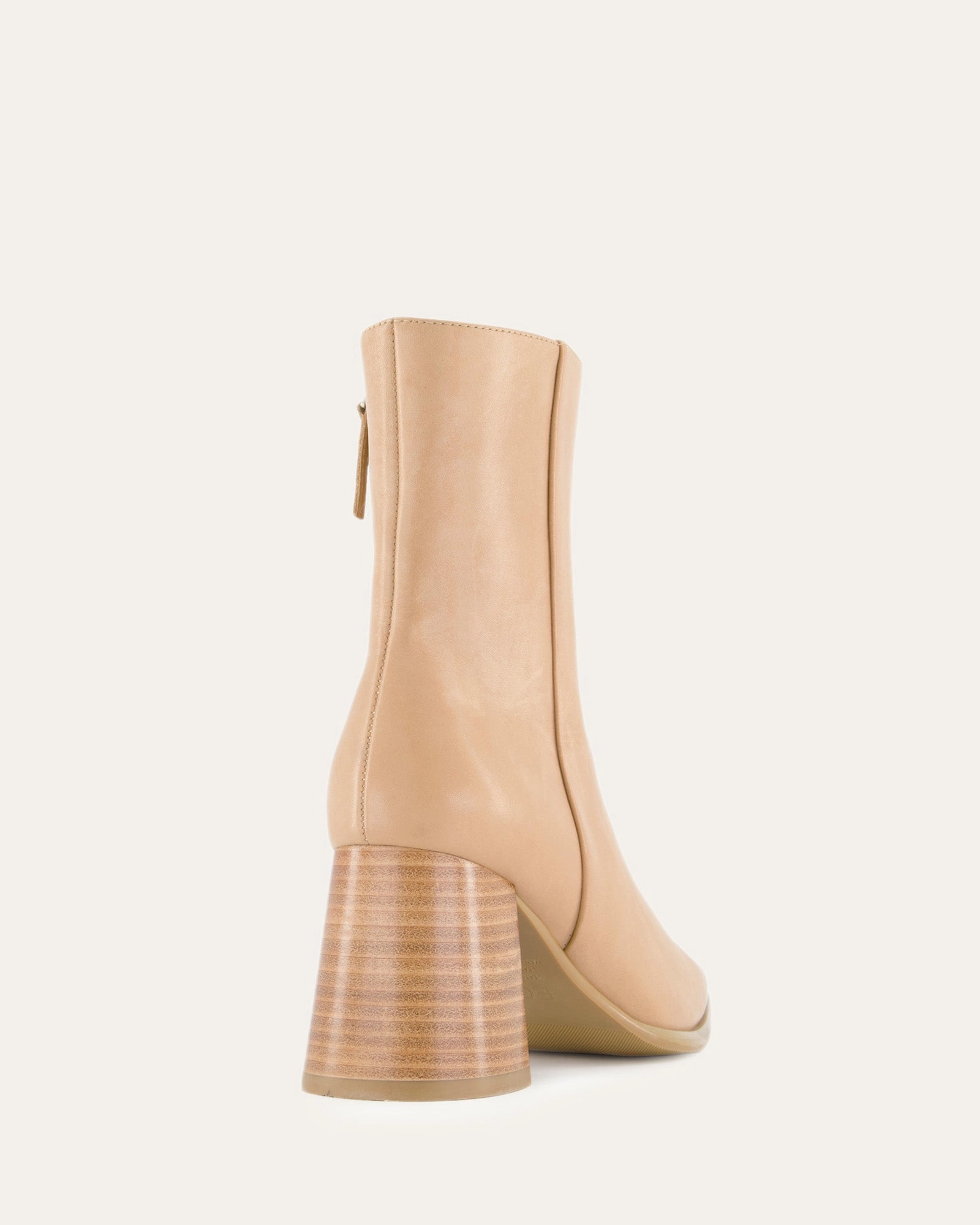Low-Profile Style Iggy Mid Ankle Boots Tan Leather