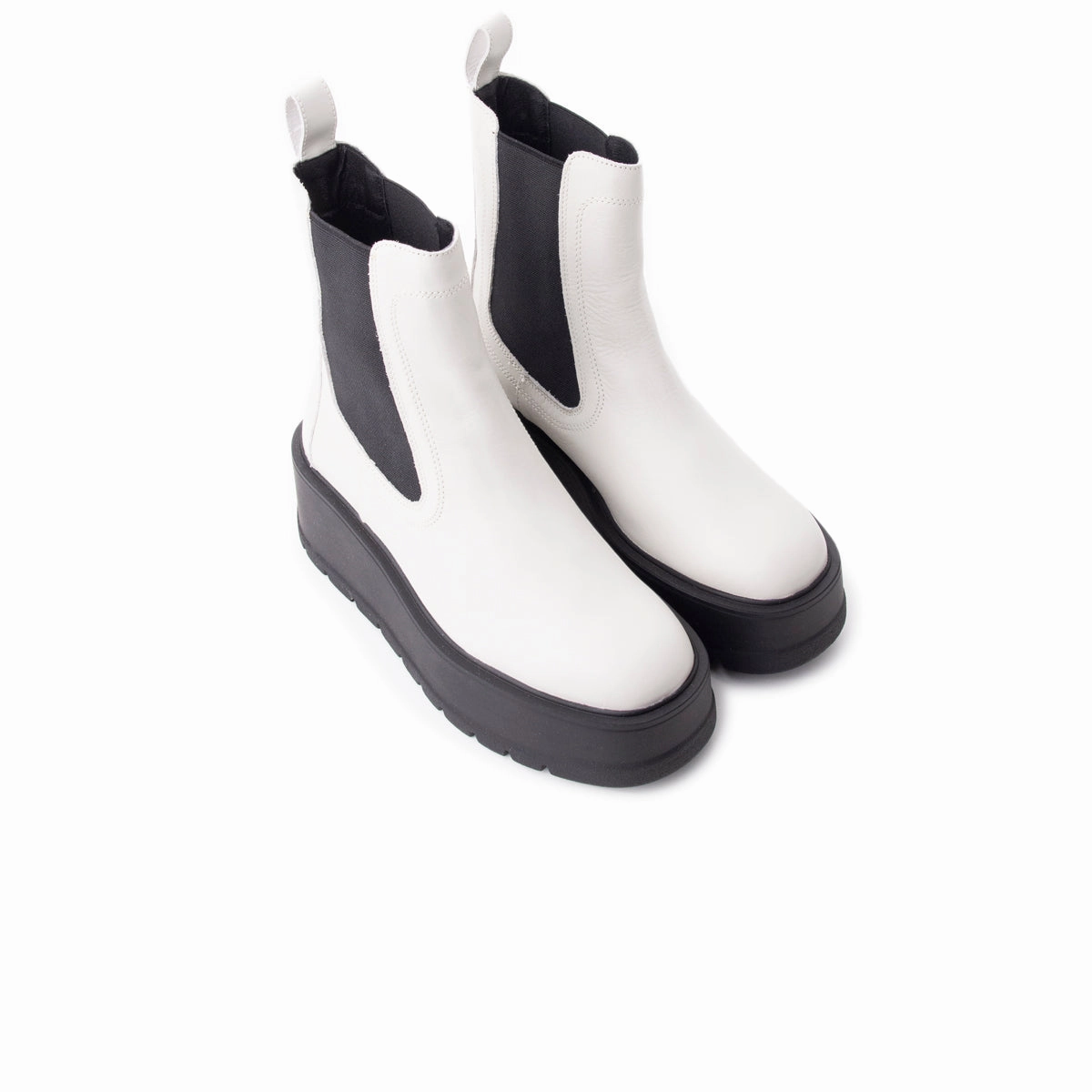 Imola Off White Leather Smart Function Soft Structure