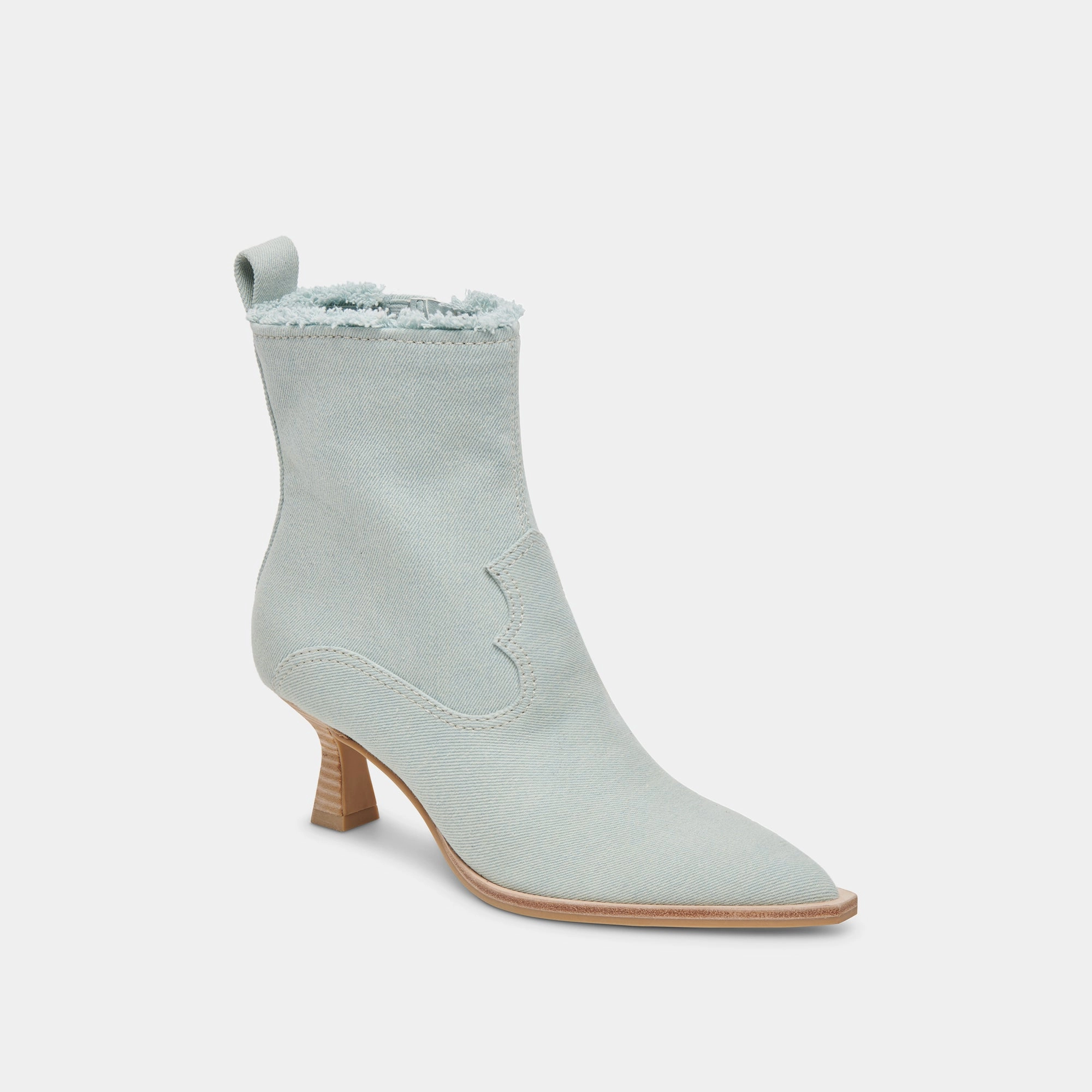 Built Around You Austin Boots Light Blue Denim