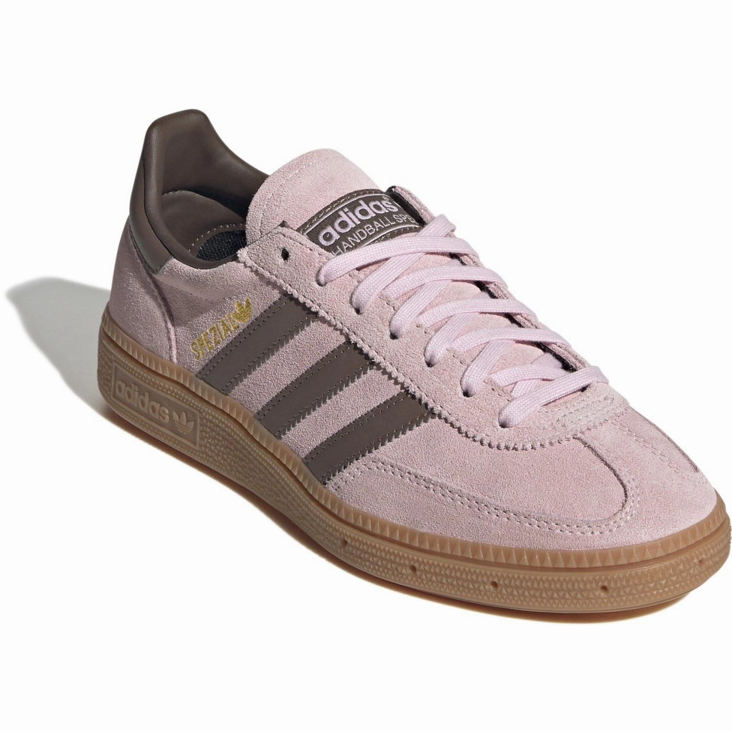 Next-Level Casual City-Proof Adidas Originals Clear Pink/Earth Strata/Gum 3 Handball Spezial J Sneakers