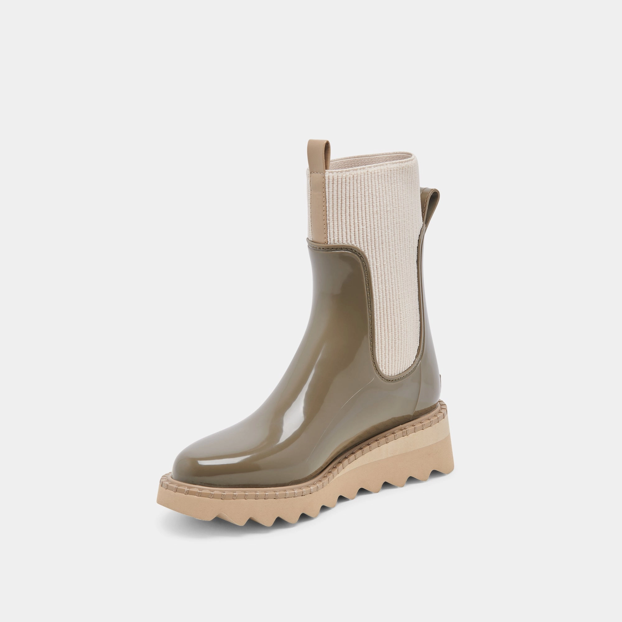 Essential Drop Your Next Layer Tropic H2O Boots Dk Moss Patent Stella