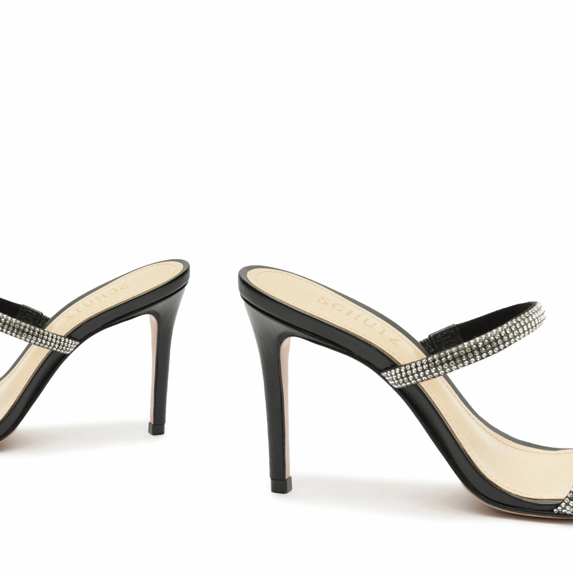 Design-Led Elevated Layers Taliah Glam Lather & Crystal Sandal