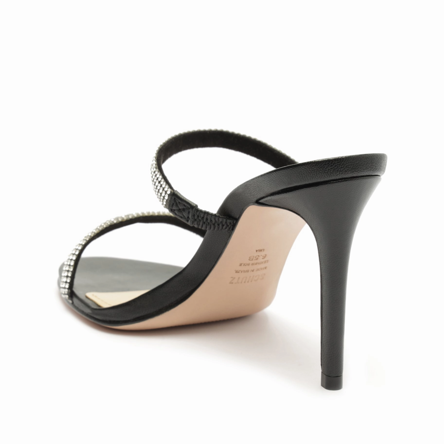Taliah Glam Lather & Crystal Sandal Refined Tone Elevated Gear