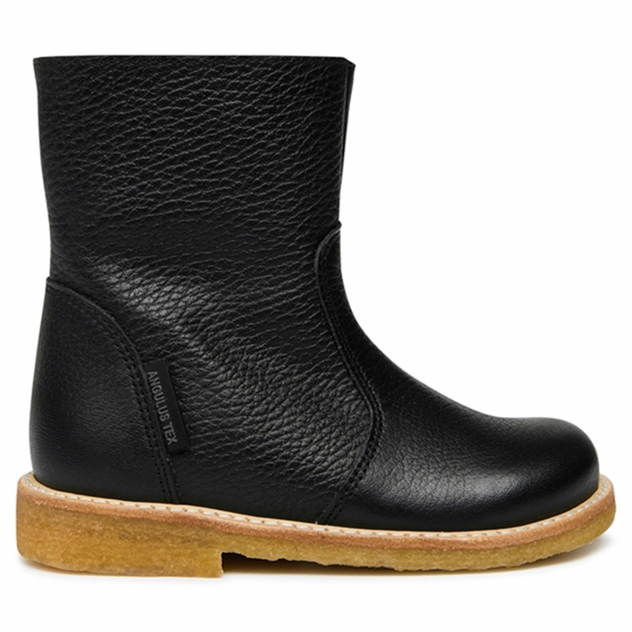 Elevate Your Day Angulus Basic Tex Boots W Zipper Black