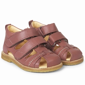 Angulus Starter Sandal W. Velcro Old Rose 0506-101-1411 Core Rhythm