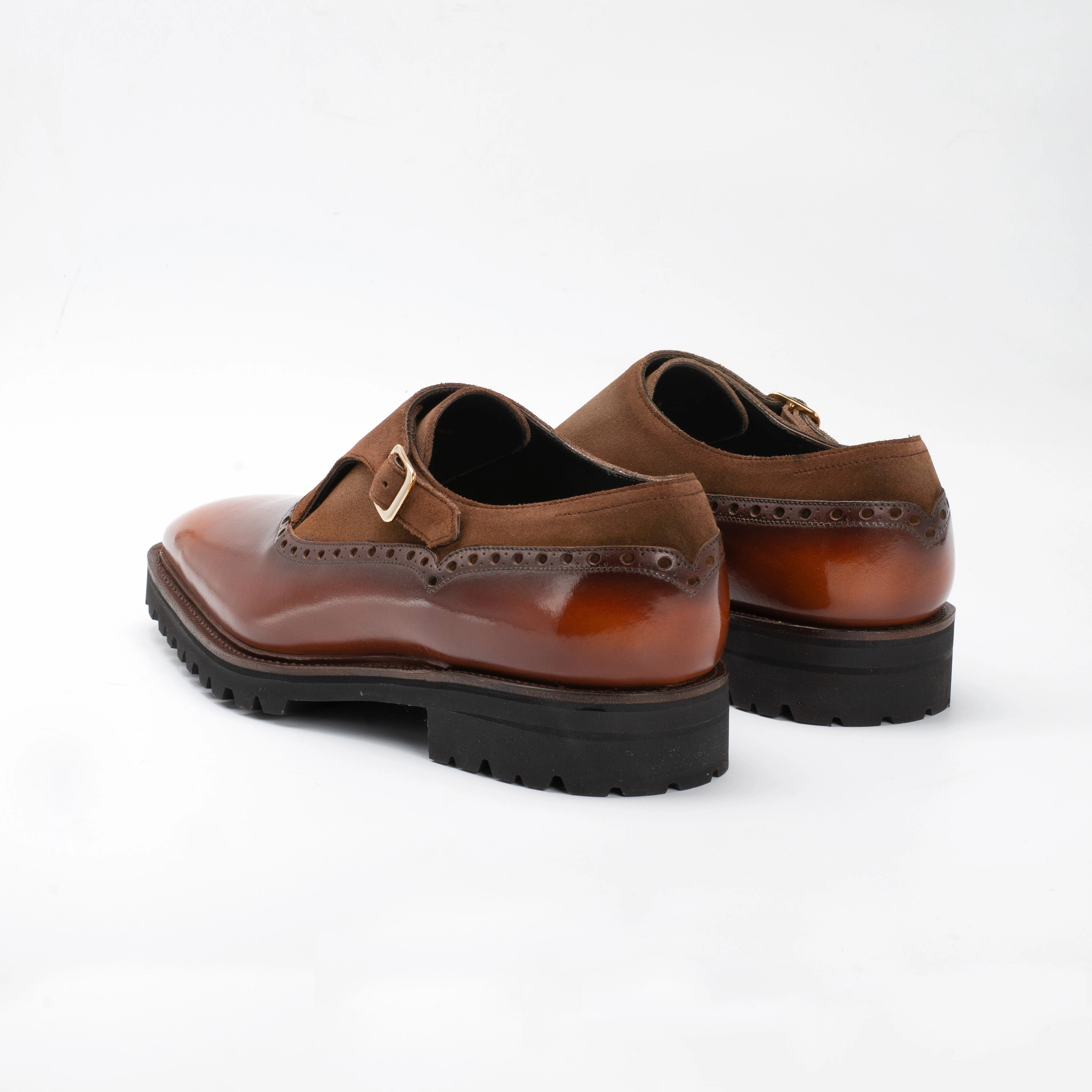 Thelonius Balmoral Single Monk Mto - Brown & Cognac Smart Casual Core Fresh Expression