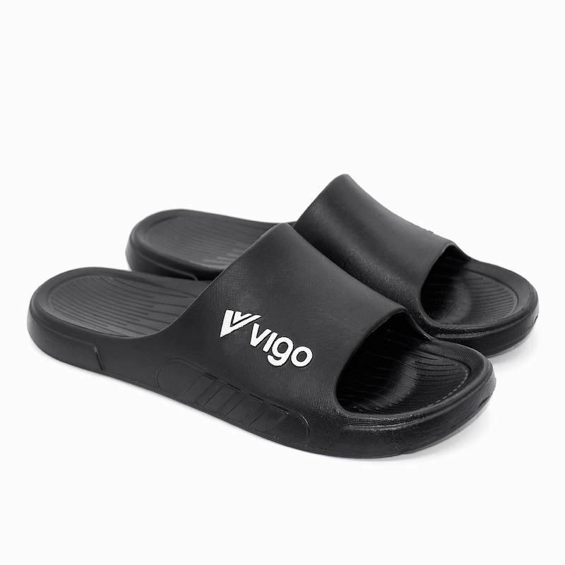 Vigo Skid Sandals - Black City-Form