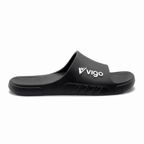 Activewear Redefined Fresh Silhouette Vigo Skid Sandals - Black
