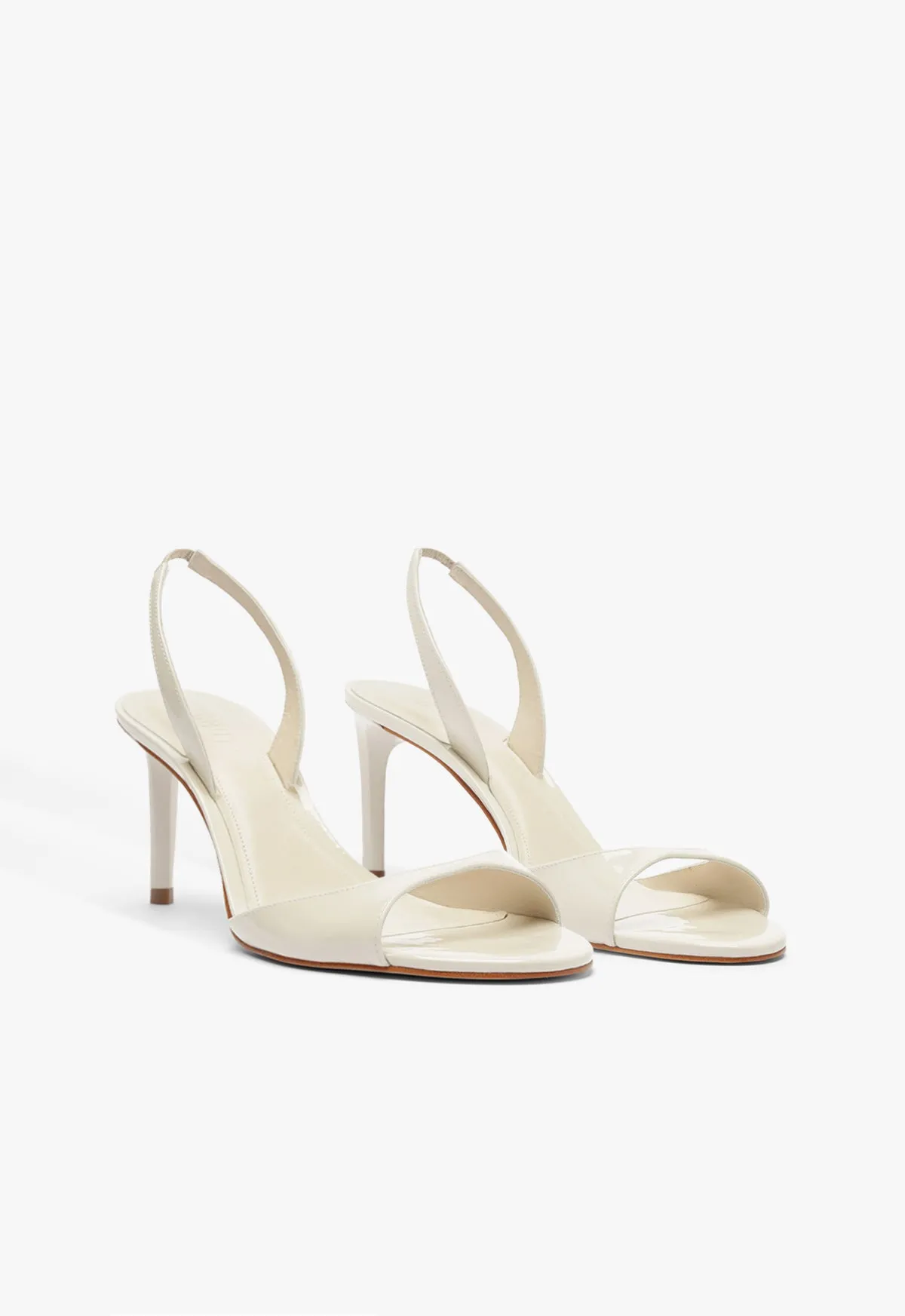 Scarlett Sling Mid Patent Sandal Refined Comfort