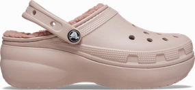 Classic Platform Lined Clog Women Versatile Mood