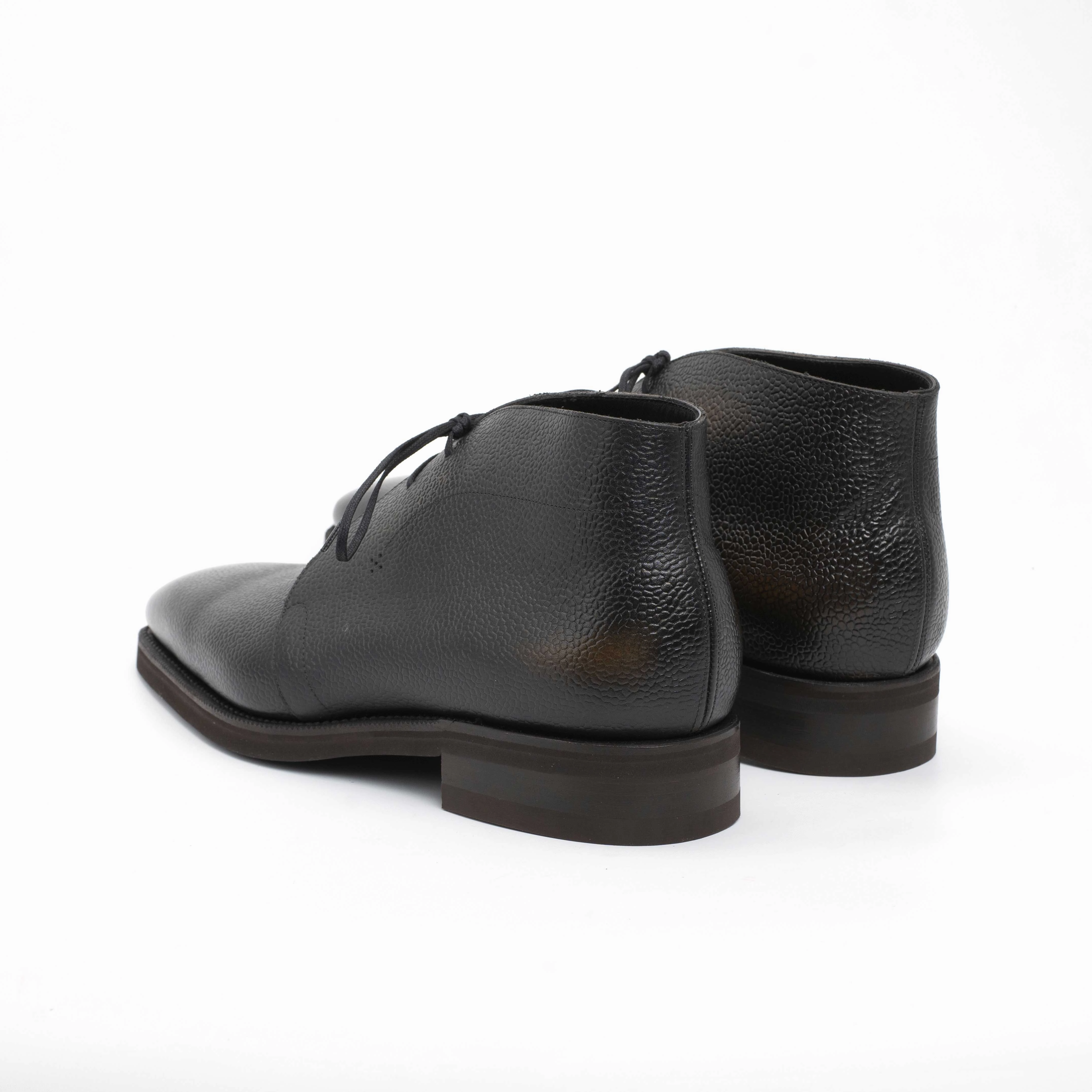 City Uniform Robert Chukka Boot - Ebony Handmade Patina