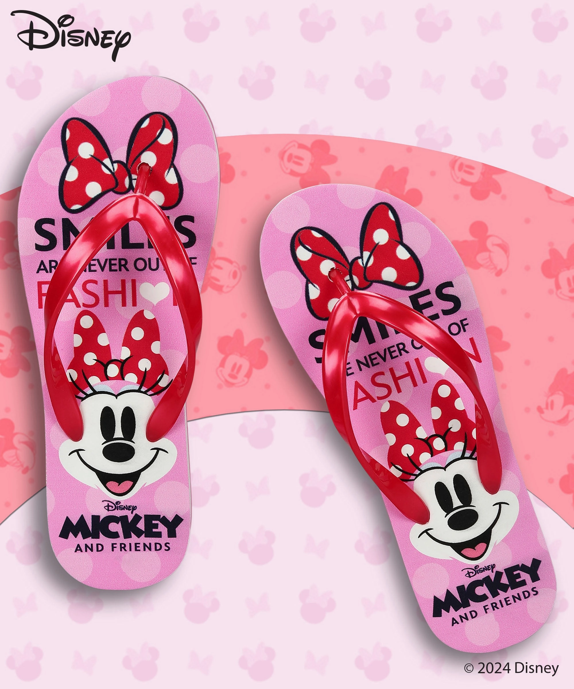 Designed With Rhythm Essentials, Upgraded Paragon Dk3743L Women'S Red Sliders With Cushioned Sole For Everyday Use