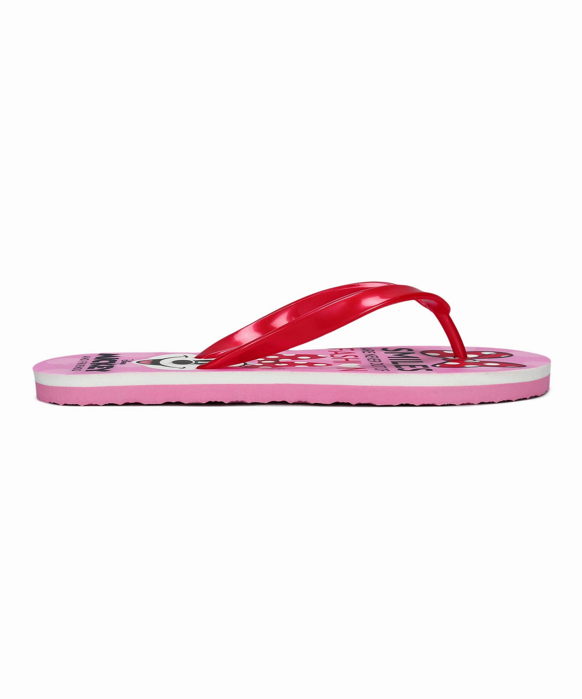 Paragon Dk3743L Women'S Red Sliders With Cushioned Sole For Everyday Use Utility In Style