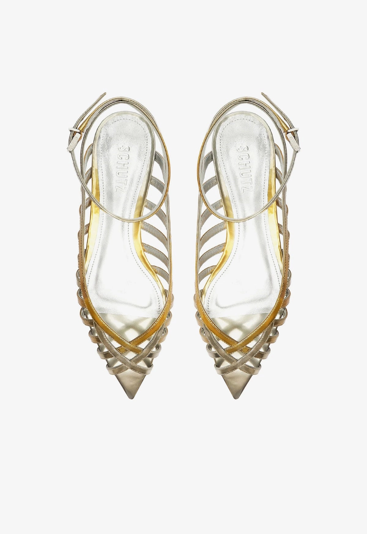 Signature Look Breathe And Move Iris Specchio Leather Flat