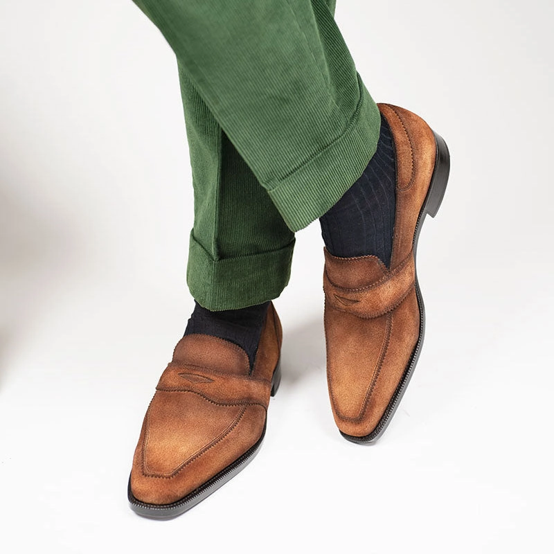 Purpose-Led Bold And Clean James Loafer - Darjeeling Handmade Patina
