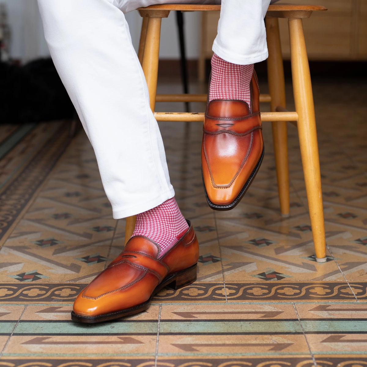 Minimal Mode Edge-Layered James Loafer - Levante Handmade Patina