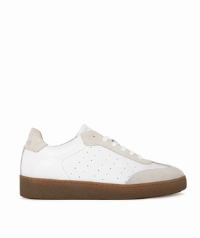 Refined Edgewear Flow-Forward Jane White Sneakers