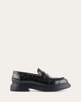 Tailored For Life Purely You Jarvis Loafers Black Croc
