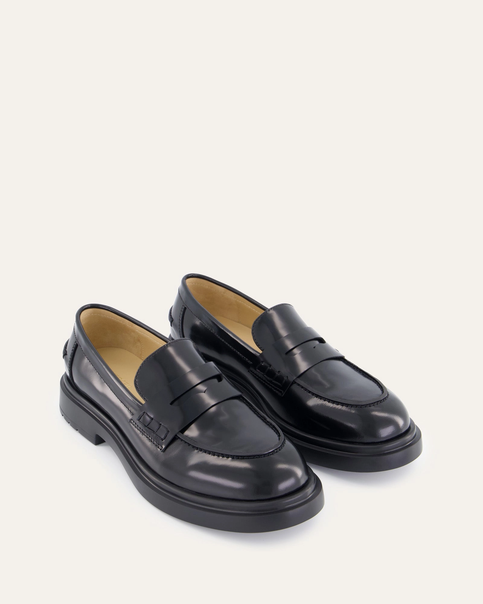 Jarvis Loafers Black Leather Bold In Simplicity Live With Intent