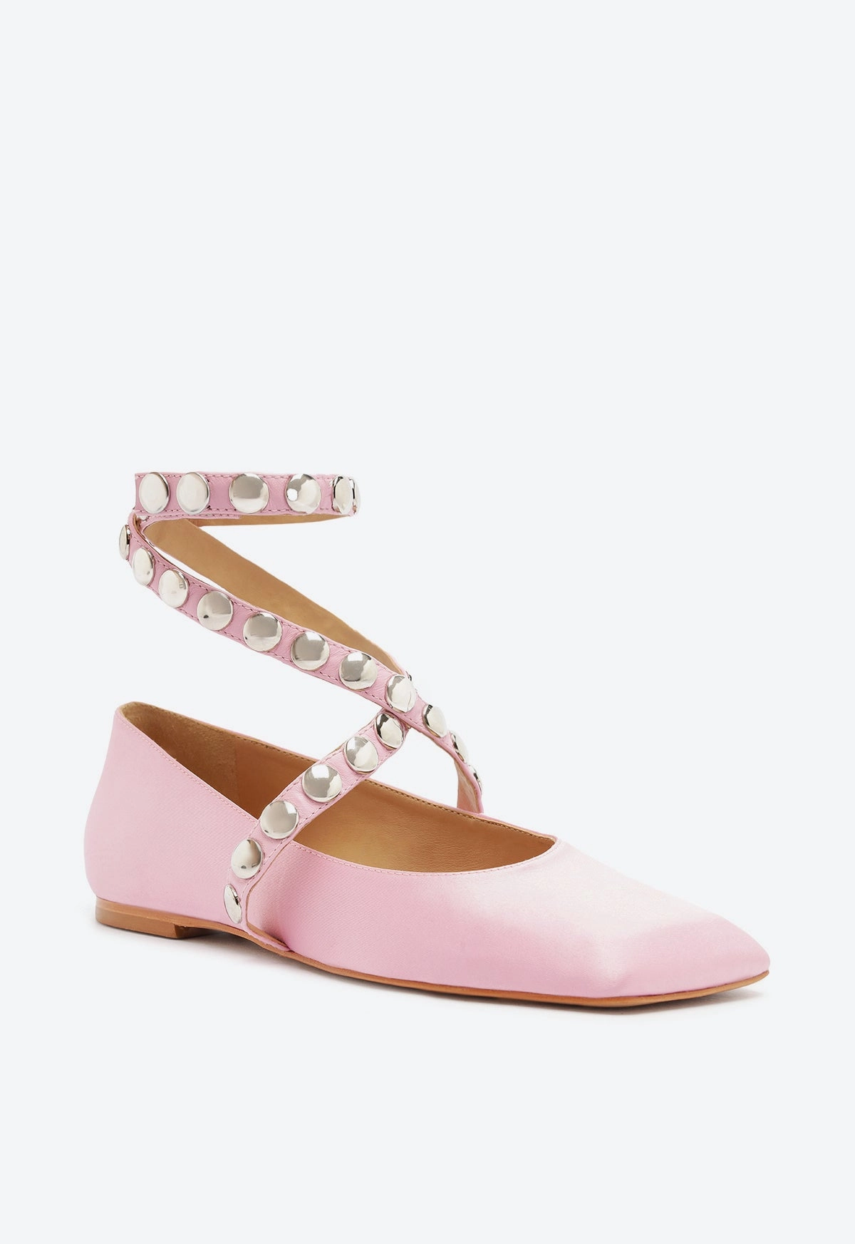 Jaycie Satin Flat Modern Essentials Crafted Evolution