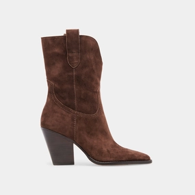 Movement Layers Jessey Boots Dk Brown Suede