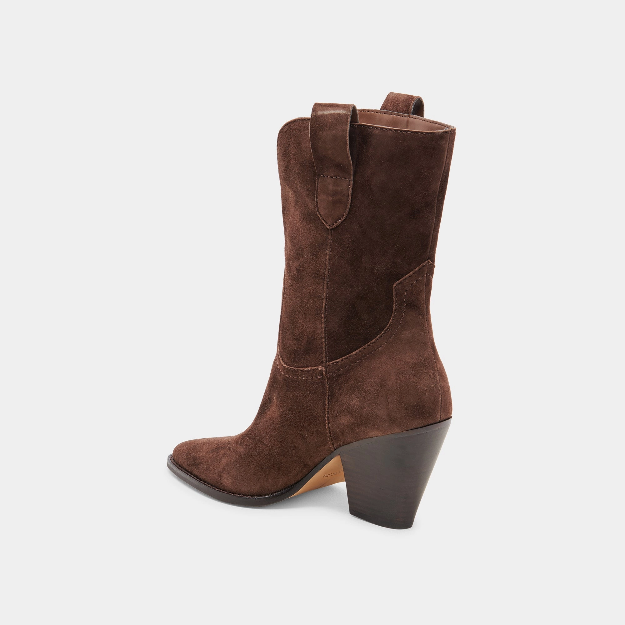 Style Without Noise Jessey Boots Dk Brown Suede