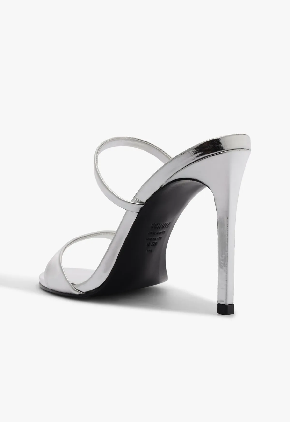 Jessica Mule Metallic Sandal Your Functional Form