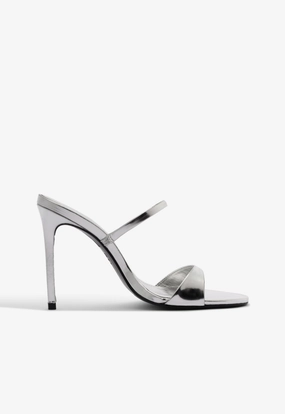 Jessica Mule Metallic Sandal Low-Profile Style Streamlined Life