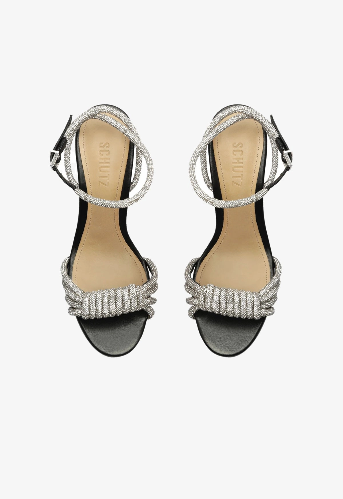 Jewell Block Leather Sandal Modern Wearables