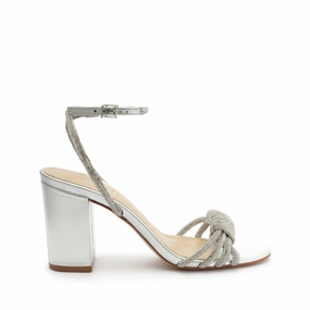 Everyday Function Express In Ease Jewell Block Metallic Nappa Leather Sandal