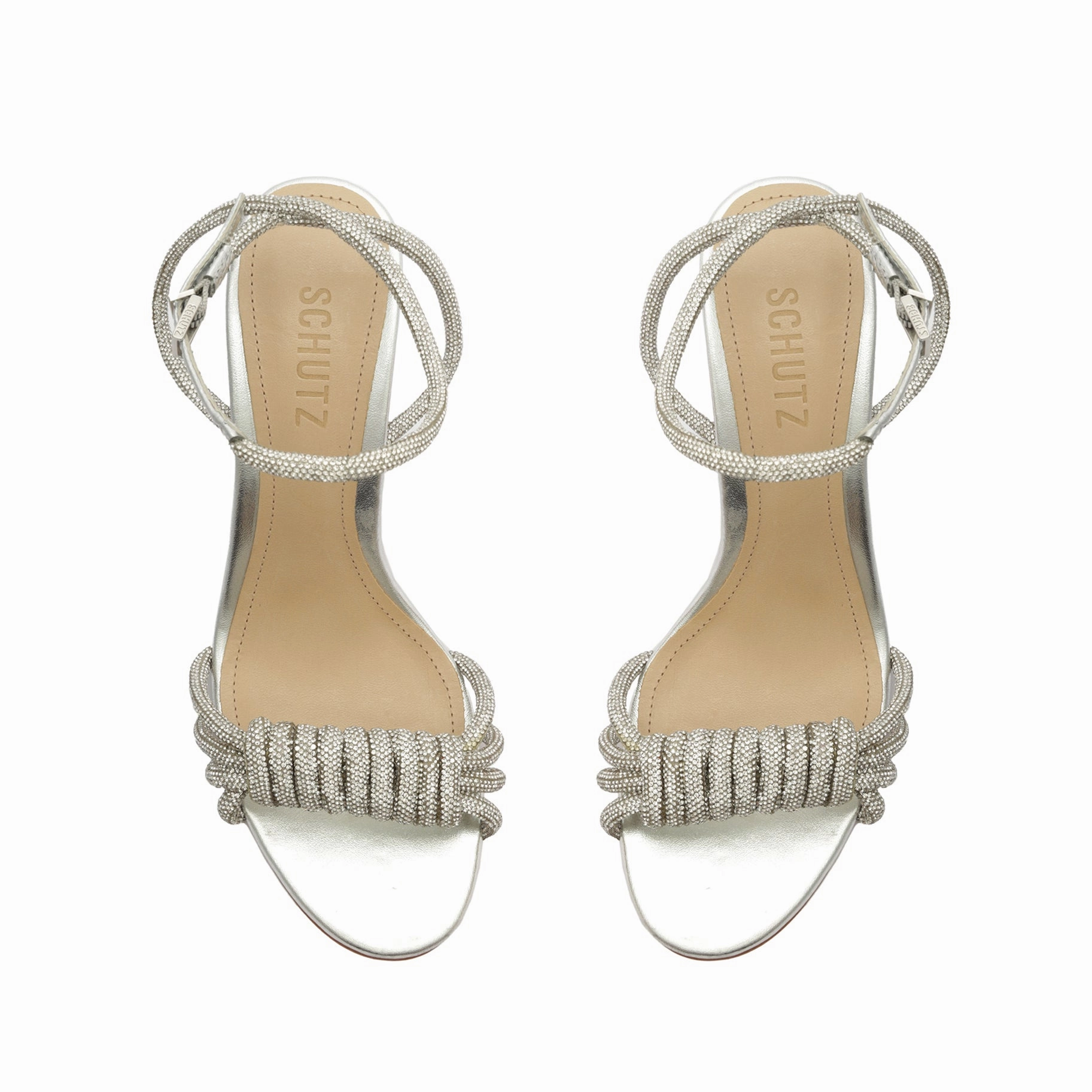 Jewell Block Metallic Nappa Leather Sandal Urban-Motion Fit Freedom Fit