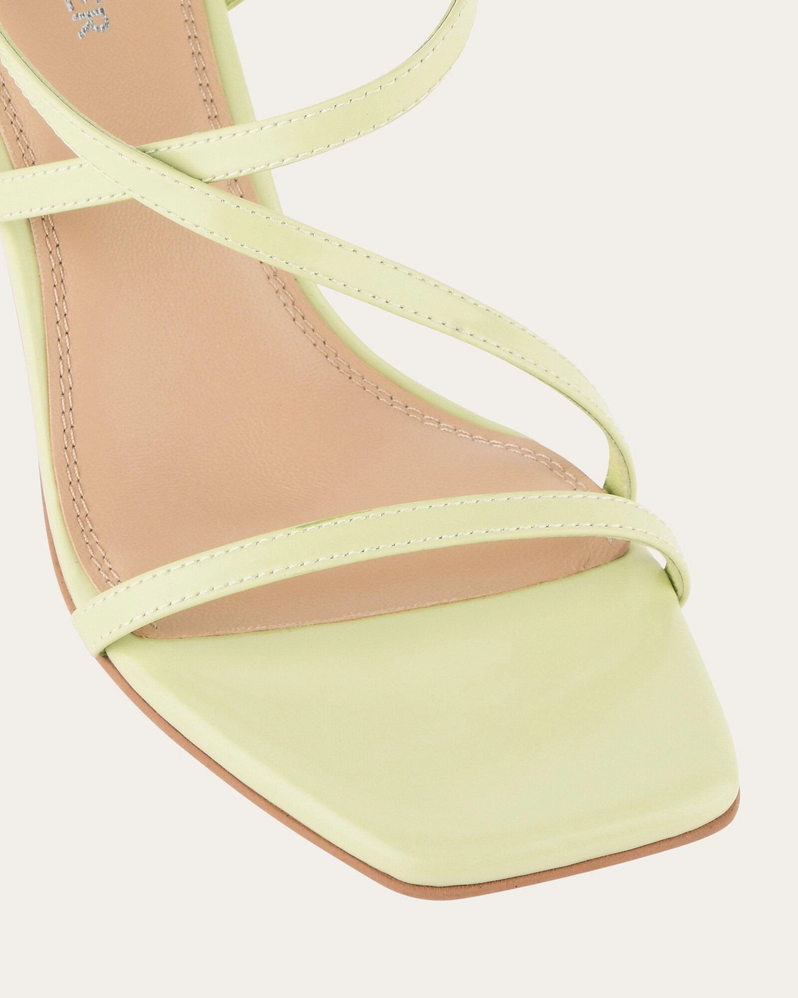 Progressive Feel Ease-Forward Fit Jockey High Heel Sandals Honeydew Green Leather