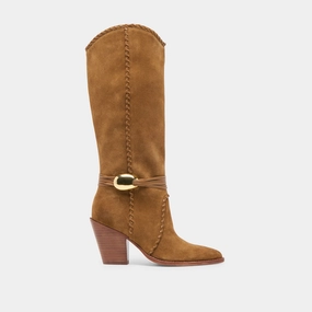 In-Motion Look Style Forward Jody Boots Lt Brown Suede