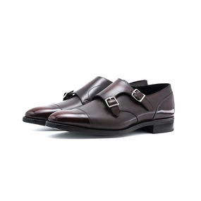 Urban Focus Joseph Double Monk Shoe Mto - Dark Mahogany