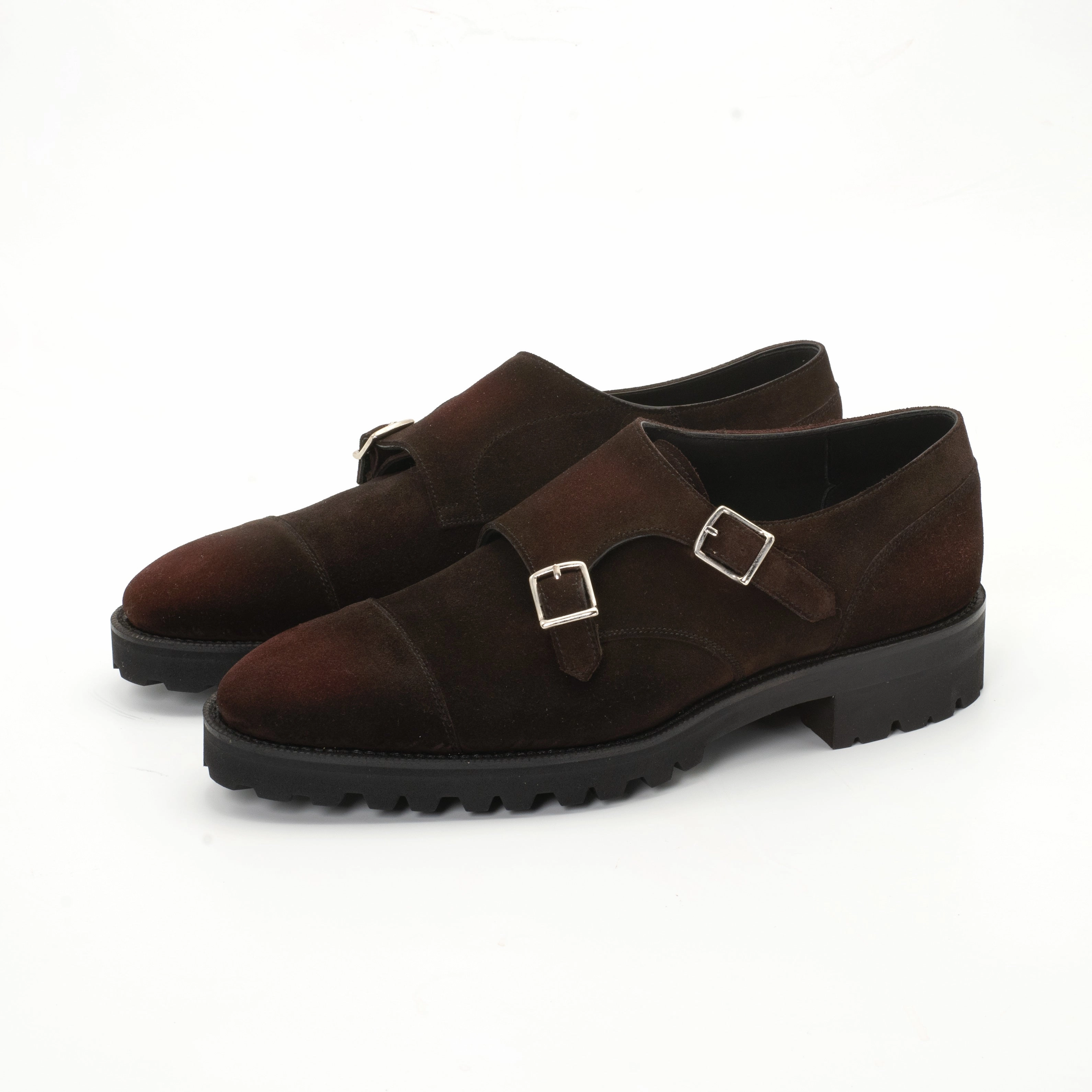 Joseph Double Monk Shoe Mto - Rioja Patina Future-Light