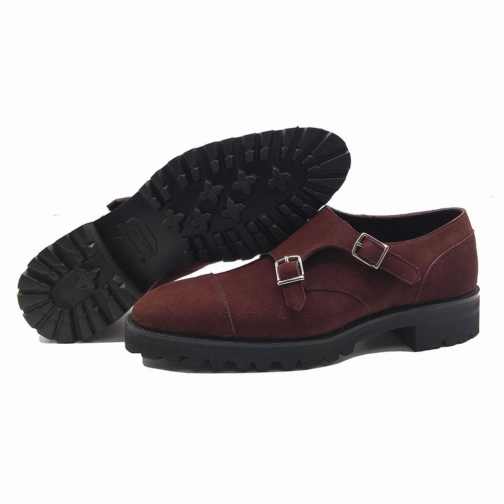 Rhythm Of Life Essential Drop Joseph Double Monk Shoe Mto - Victoria Suede