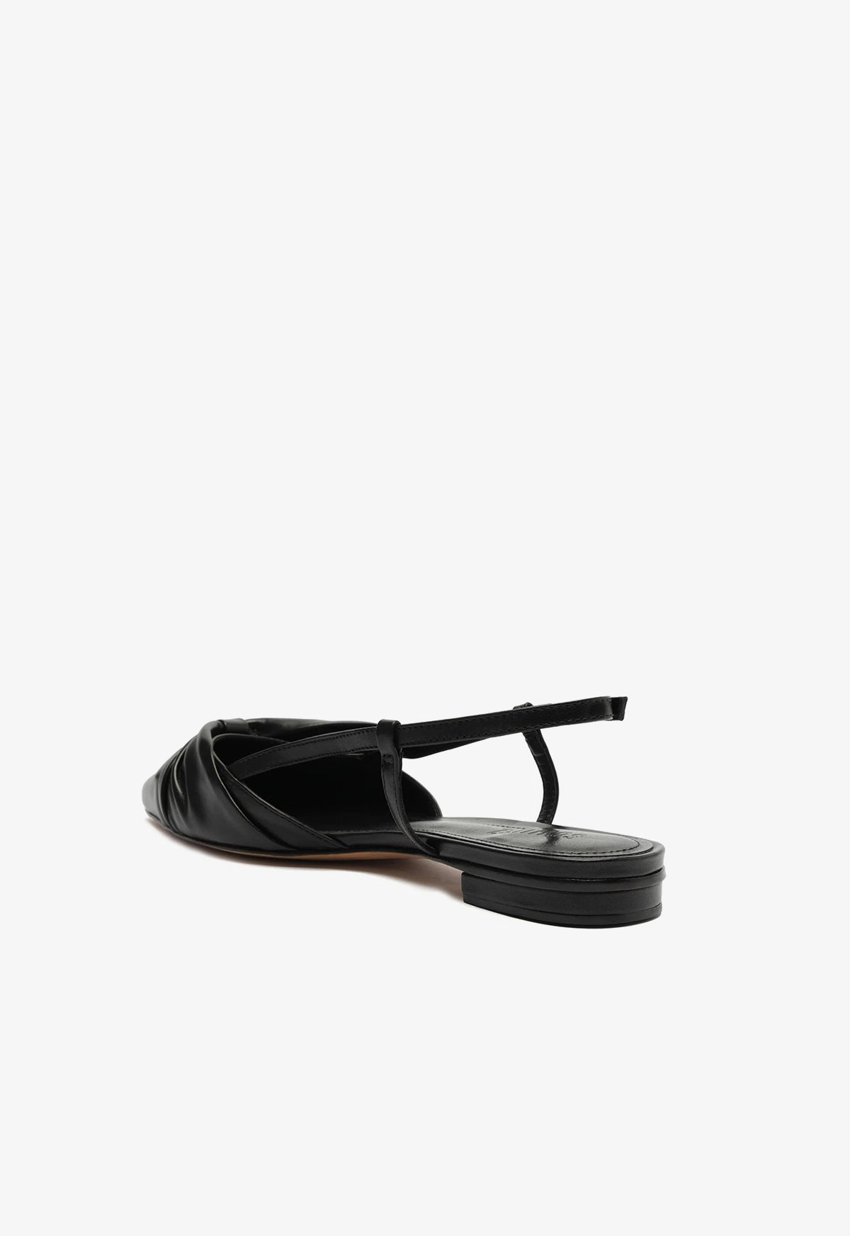 Soft Impact Open Utility Judy Flat Leather Pump