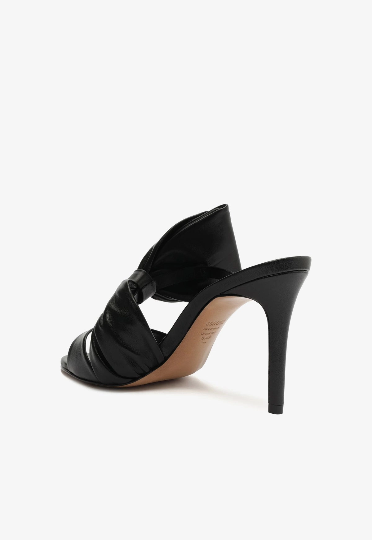 Form-Centered Season-Neutral Judy High Nappa Leather Sandal