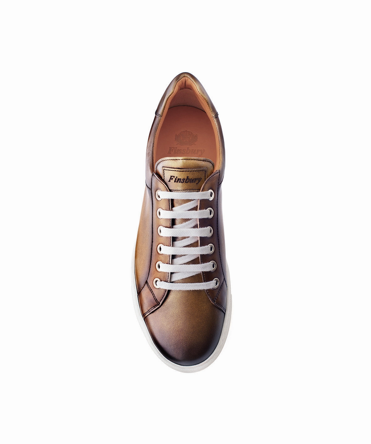 Clarity Wear Julian Patinated Brown Sneakers